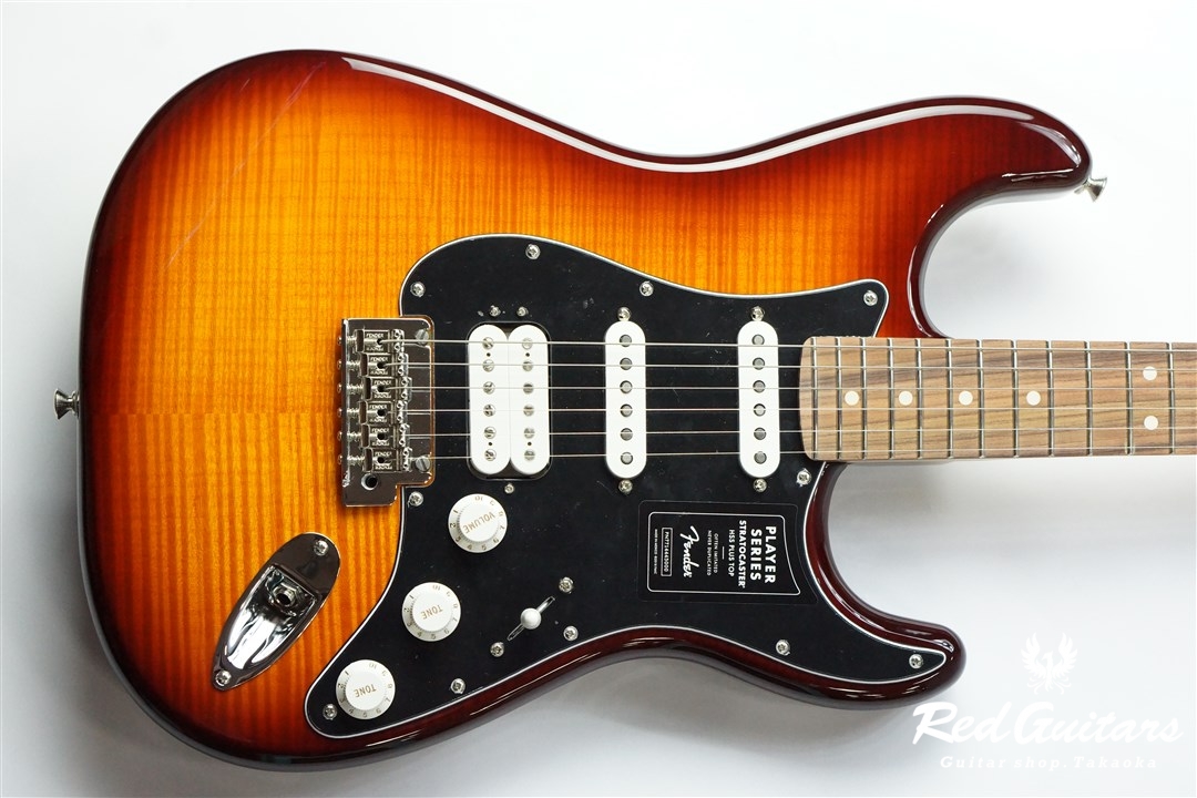 Fender Player Stratocaster HSS Plus Top | Red Guitars Online